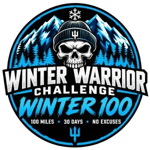 THE WINTER WARRIOR 100 logo