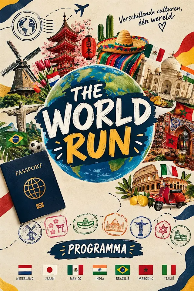 THE WORLD RUN logo