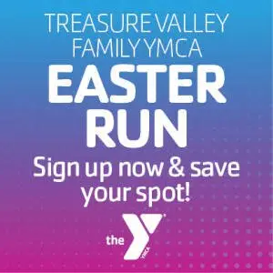 The YMCA Easter Run logo