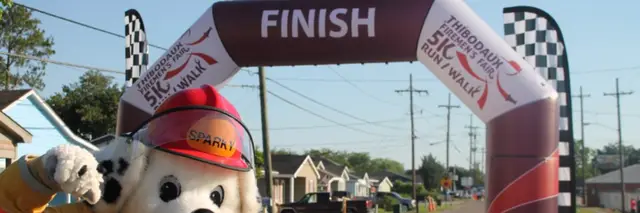 Thibodaux Firemen's Fair Fun Run and 5k logo