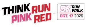 Think Pink Run Red - North Broward County Alumnae Chapter, Delta Sigma Theta Sorority, Inc. logo