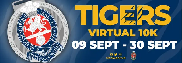 Tigers Virtual 10k logo