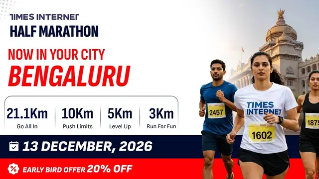 TIMES INTERNET HALF MARATHON - BENGALURU logo