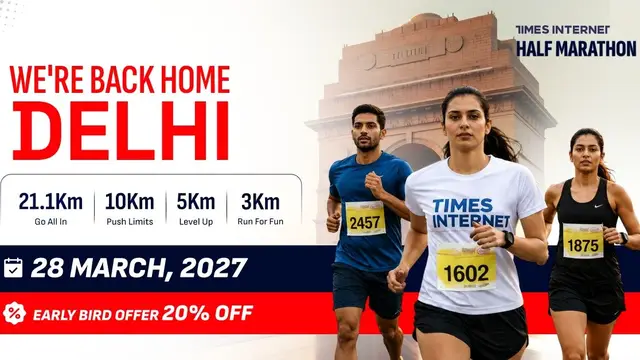 Times Internet Half Marathon - Delhi logo