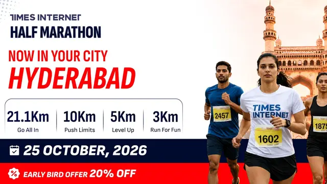 Times Internet Half Marathon - Hyderabad logo