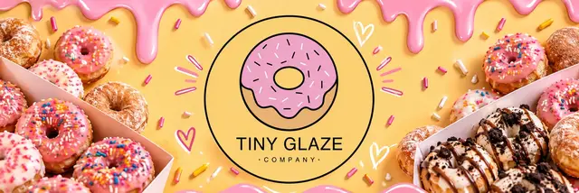Tiny Glaze Co. 5K RUN logo