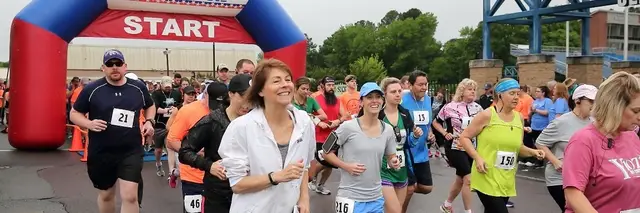 Toad Suck Daze 10k/5k Run and Tadpole Trot logo