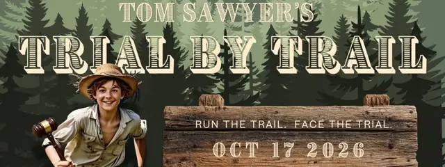 Tom Sawyers Trial by Trail logo