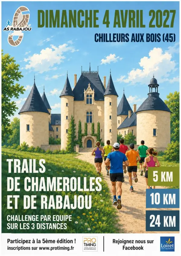 Trail de Chamerolles et Rabajou logo