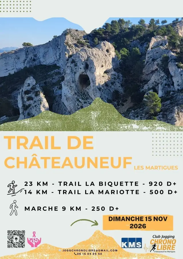 TRAIL DE CHATEAUNEUF LES MARTIGUES logo