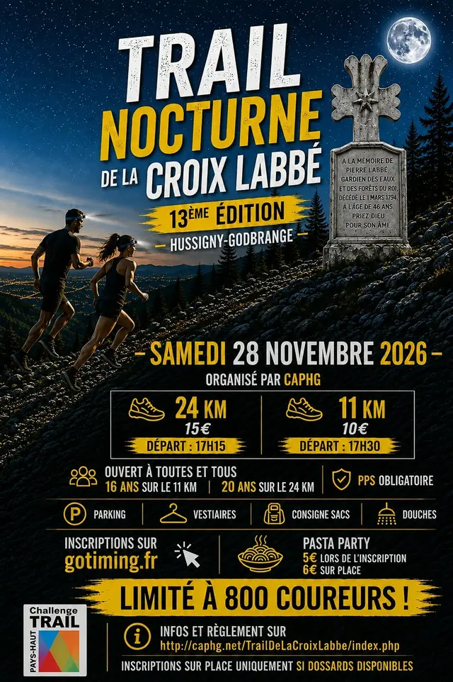 Trail de la croix LABBE 2026 logo