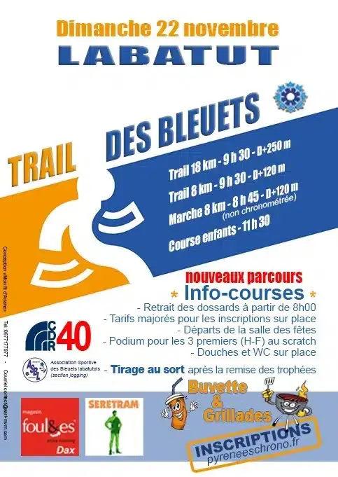 TRAIL DES BLEUETS logo
