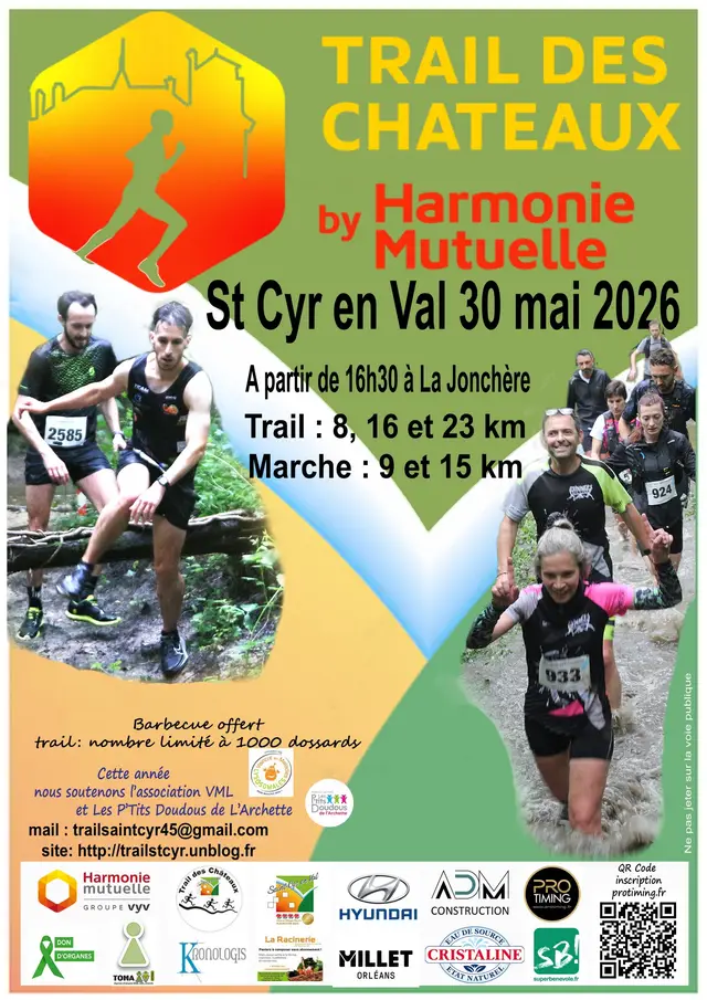 Trail des Châteaux by Harmonie Mutuelle logo