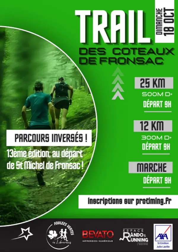 Trail des Coteaux de Fronsac logo