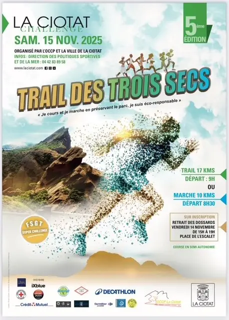 Trail des trois Secs logo