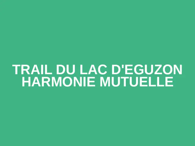 Trail du lac d'Eguzon Harmonie Mutuelle logo