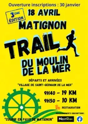 Trail du moulin de la mer logo