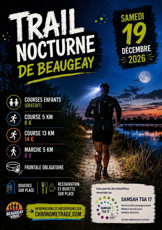 TRAIL NOCTURNE DE BEAUGEAY 2026 logo