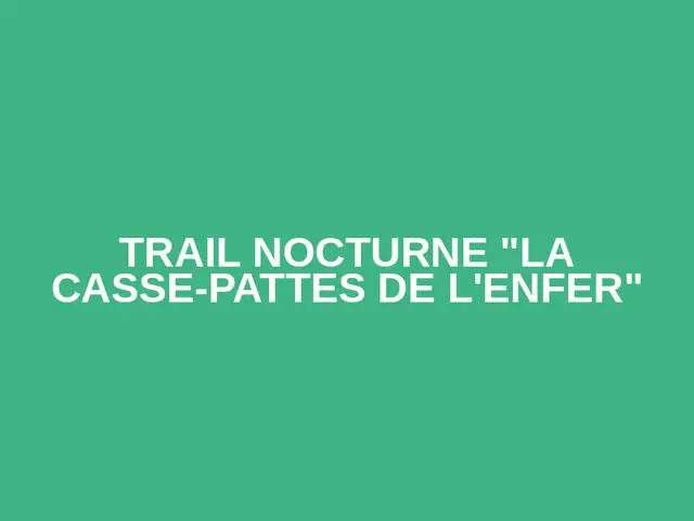 Trail nocturne "la Casse-pattes de l'Enfer" logo