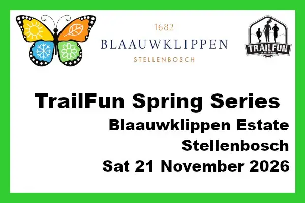 TrailFun Spring Series 4 of 4 : Blaauwklippen logo