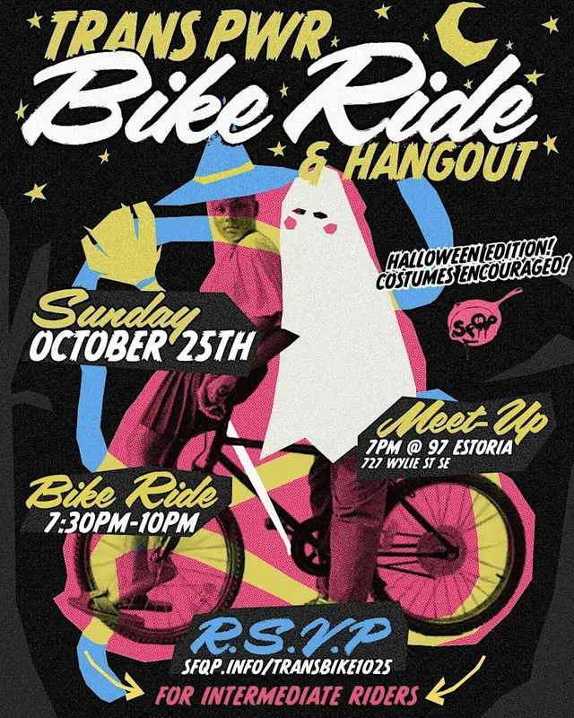 Trans Bike Ride & Hangout: Halloween Edition (Costumes Encouraged) logo