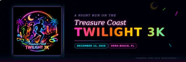 Treasure Coast Twilight 3K Run/Walk logo