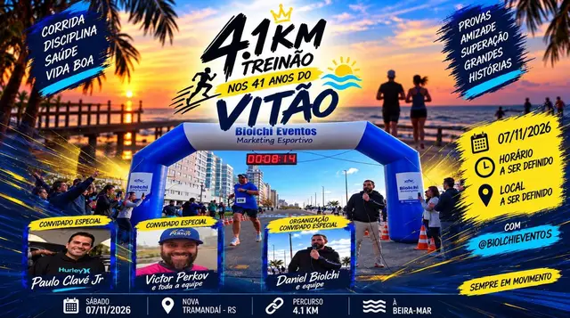 Treinão 41 anos do vitão logo