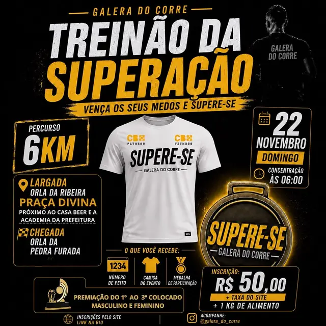 TREINÃO DA SUPERAÇÃO - GALERA DO CORRE logo