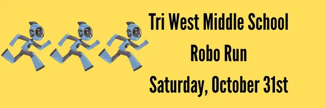 Tri West Middle School 5K Robo Run and Walk logo