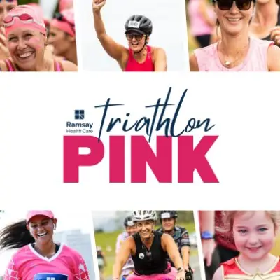 Triathlon Pink and Fun Run Pink logo