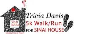 Tricia Davis 5K for Sinai House logo