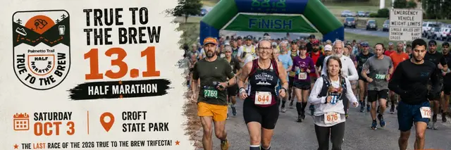 True to the Brew Trail Run/Hike 13.1 Half Marathon logo