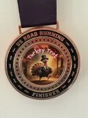 TURKET TROT Virtual 5K, 10K, 13.1M, & 26.2M (November2026) logo