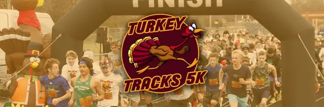 Turkey Tracks Thanksgiving Day 5K logo