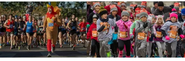 Turkey Trot 5K & 1K Gobble Kids Run Little Elm logo