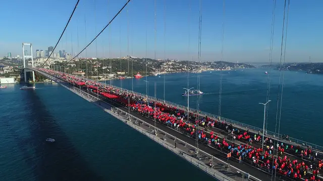 Türkiye İş Bankası 48th Istanbul Marathon logo