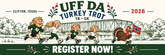 Uff Da Turkey Trot logo