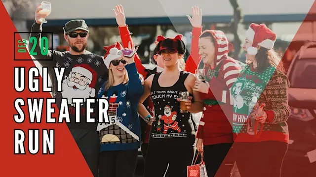 Ugly Sweater 5k fun run/walk logo