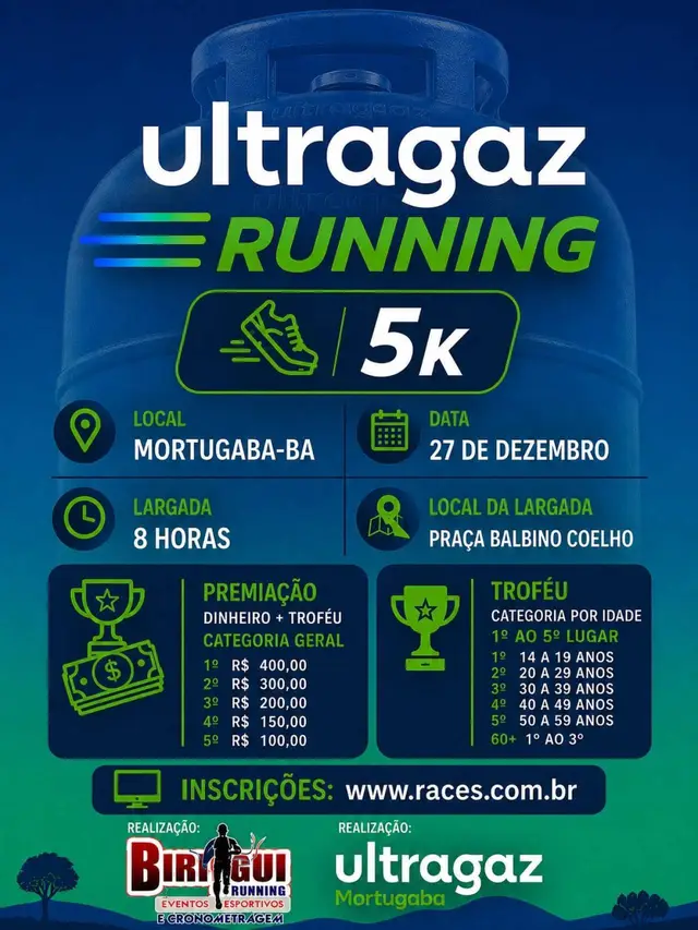 ULTRAGAZ RUNNING 5KM - MORTUGABA - BA. logo