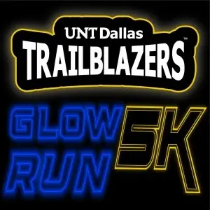 UNT DALLAS GLOW RUN logo