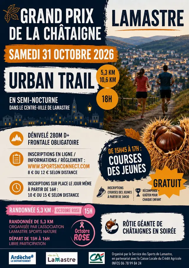 Urban-Trail / Grand Prix de la Châtaigne logo