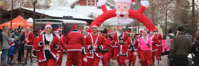 Utah Santa Run - Gardner Village logo