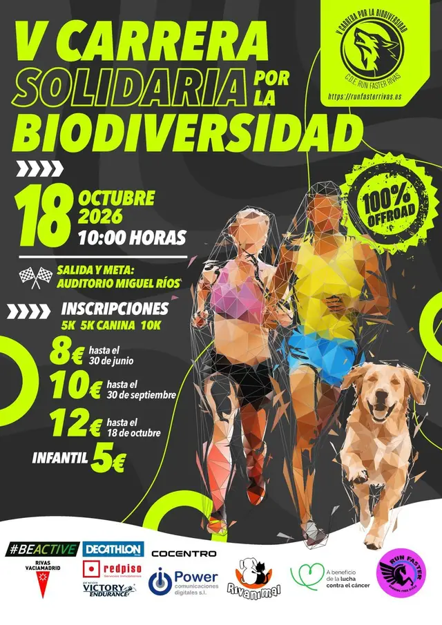 V CARRERA SOLIDARIA POR LA BIODIVERSIDAD logo