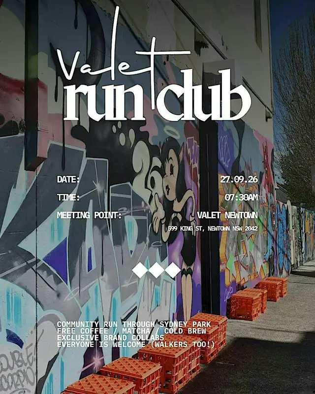 Valet Run Club 2.0 logo