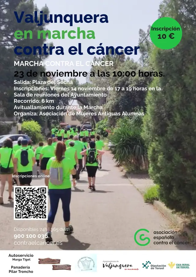 VALJUNQUERA EN MARCHA CONTRA EL CÁNCER 2026 logo