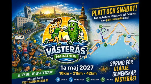 Västerås Marathon, Halvmarathon och 10k logo