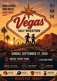 Vegas Half Marathon logo
