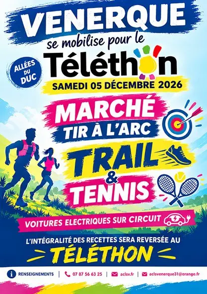 VENERQUE SE MOBILISE POUR LE TÉLÉTHON logo