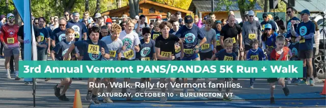 Vermont PANDAS & PANS Awareness 5K Run/Walk logo