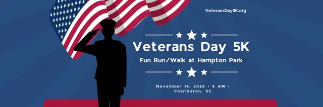 Veterans Day 5K Fun Run/Walk at Hampton Park logo